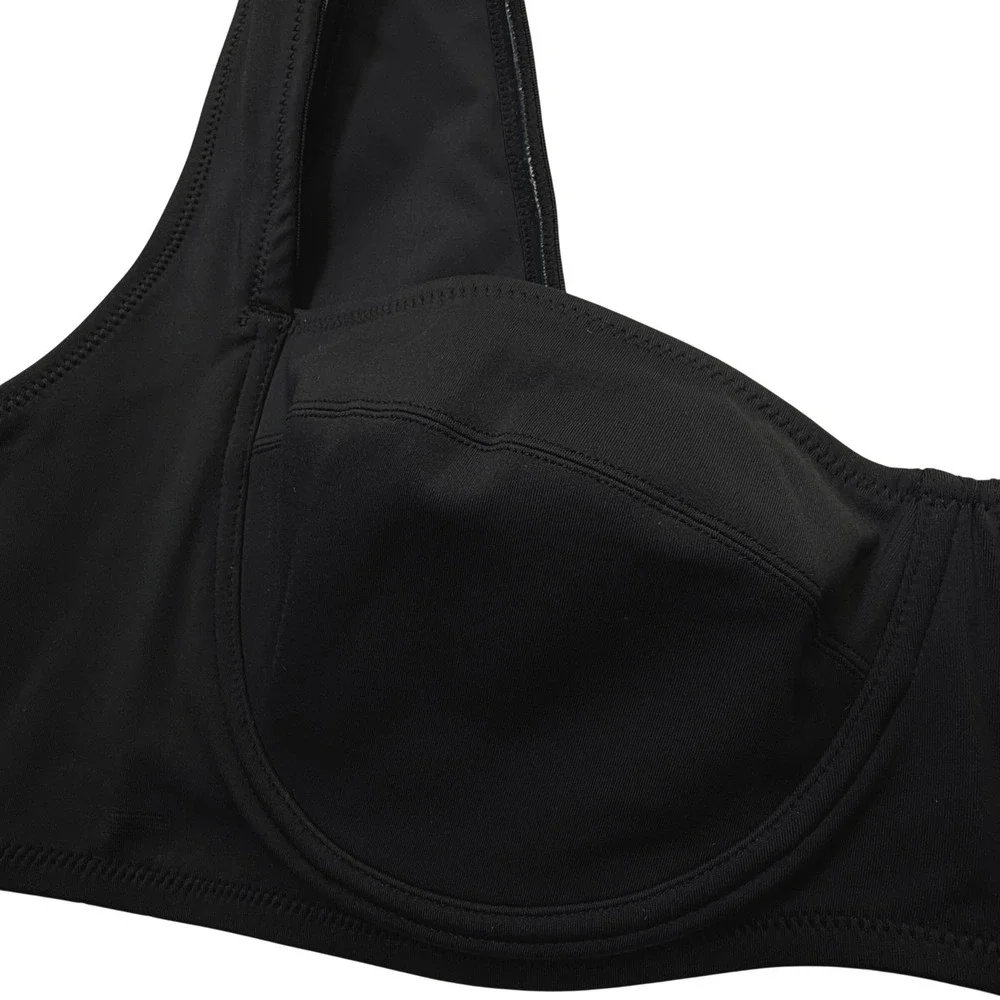 SKIMS Shaping Swim Underwire‎ Bikini Top Onyx 3X